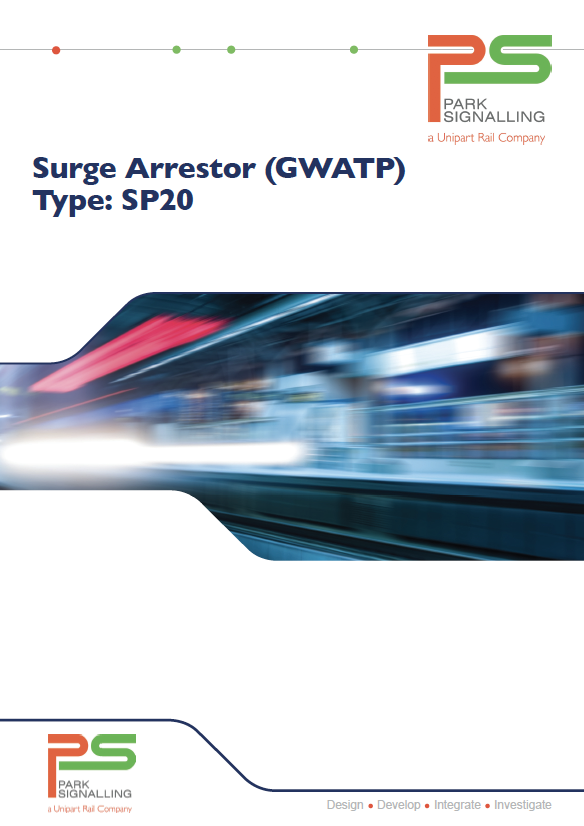 Product Sheets - Park Signalling